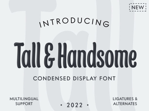 A Display Typeface That Makes Small Business Branding Feel Tall Handsome