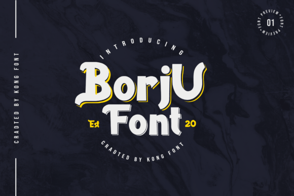 A Playful Font Like Borju Brings Brand Character to Life