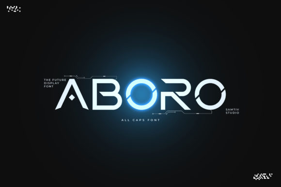 Aboro: The Futuristic Display Font for Bold Marketing Visuals