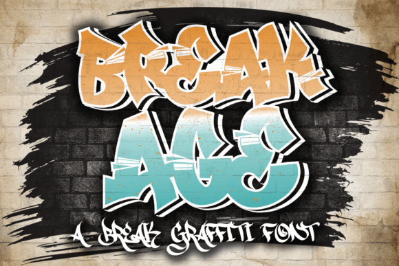 Break Age: A Display Font with Bold Editorial Character