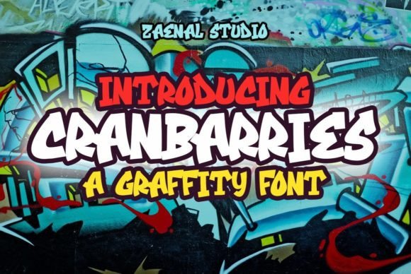 Cranbarries Font Brings Playful Graffiti Charm to Digital Brands