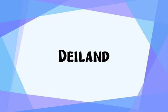 Deiland: A Playful Font for Creative Makers