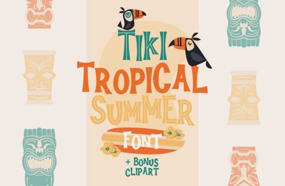 Give Your Brand a Tropical Vibe with the Tiki Tropical Summer Font