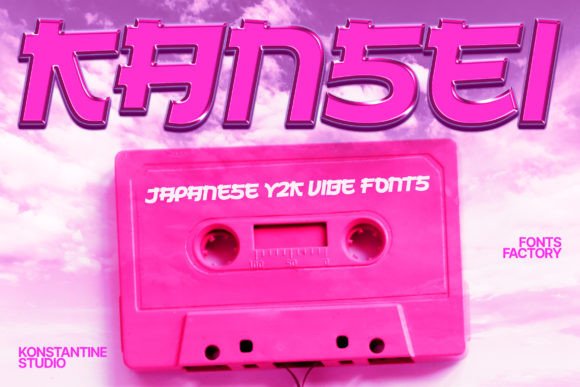 Kansei: A Y2K Japanese Vibes Font for Bold Branding