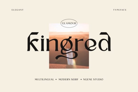 Kingred: The Vintage Serif Typeface for Editorial Design