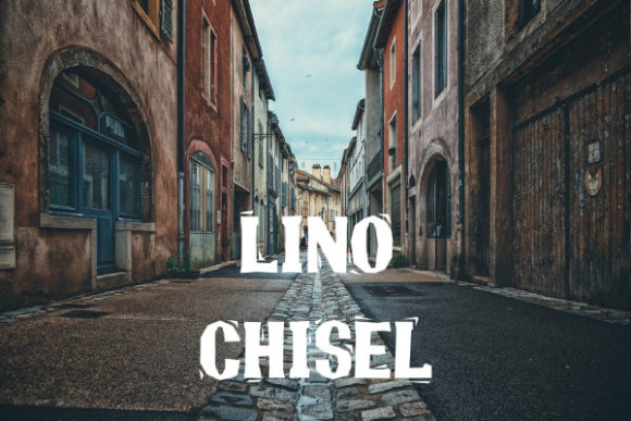 Lino Chisel: A Modern Display Font for Crafting a Sharp Brand Identity
