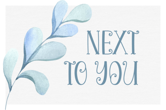 Next to You: A Playful Display Font With Real Charm