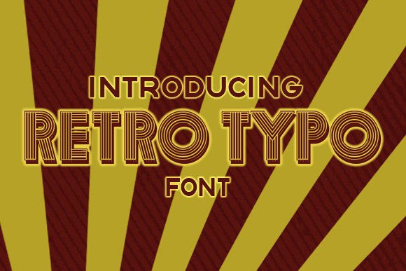 Retro Typo Display Font: A Vintage Typeface Review