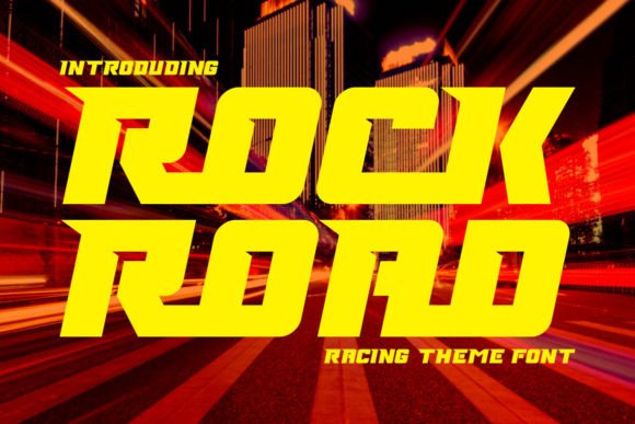 Rock Road: A Bold Display Font for Editorial Impact