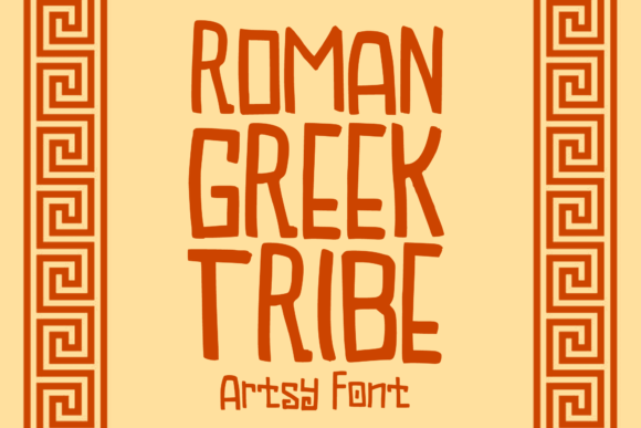 Roman Greek Tribe: A Display Font for Editorial Design
