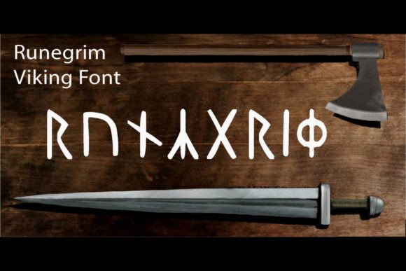 Runegrim: A Viking Display Font for Bold Editorial Projects