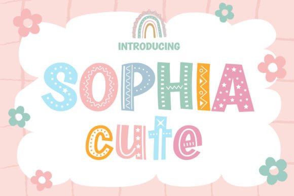 Sophia Cute: A Playful Display Font for Bright Digital Designs