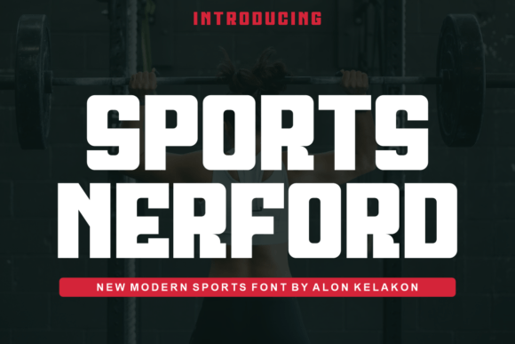 Sports Nerford Font: A Bold Display Typeface for Campaigns