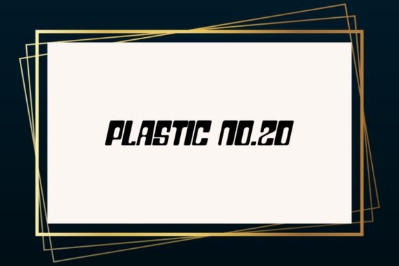 The Perfect Font for Your Craft Shop: Plastic Twenty